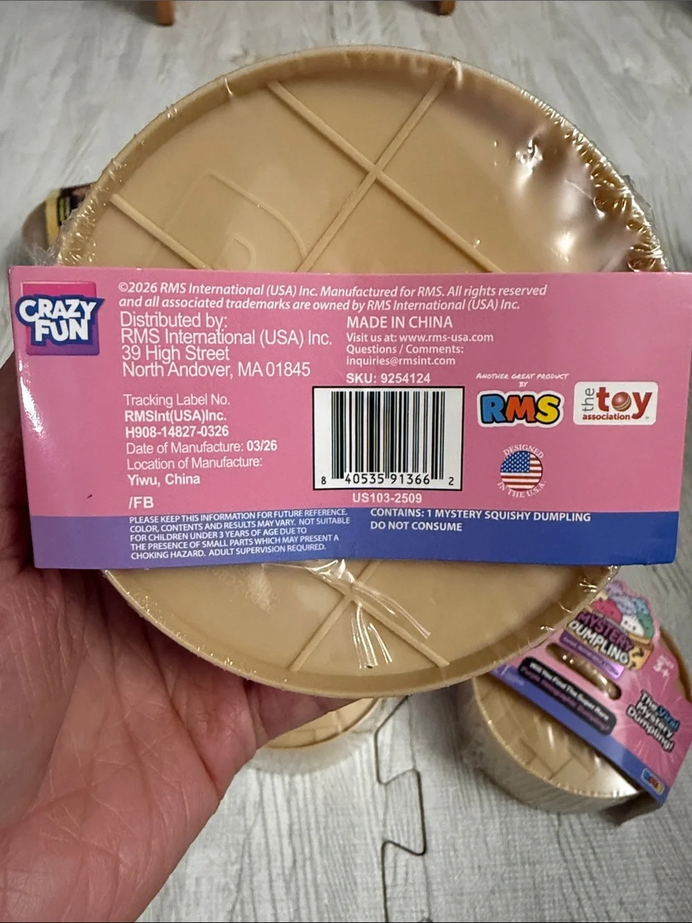 RMS Squishy Mystery Bun Dumpling Purple Holographic Edition